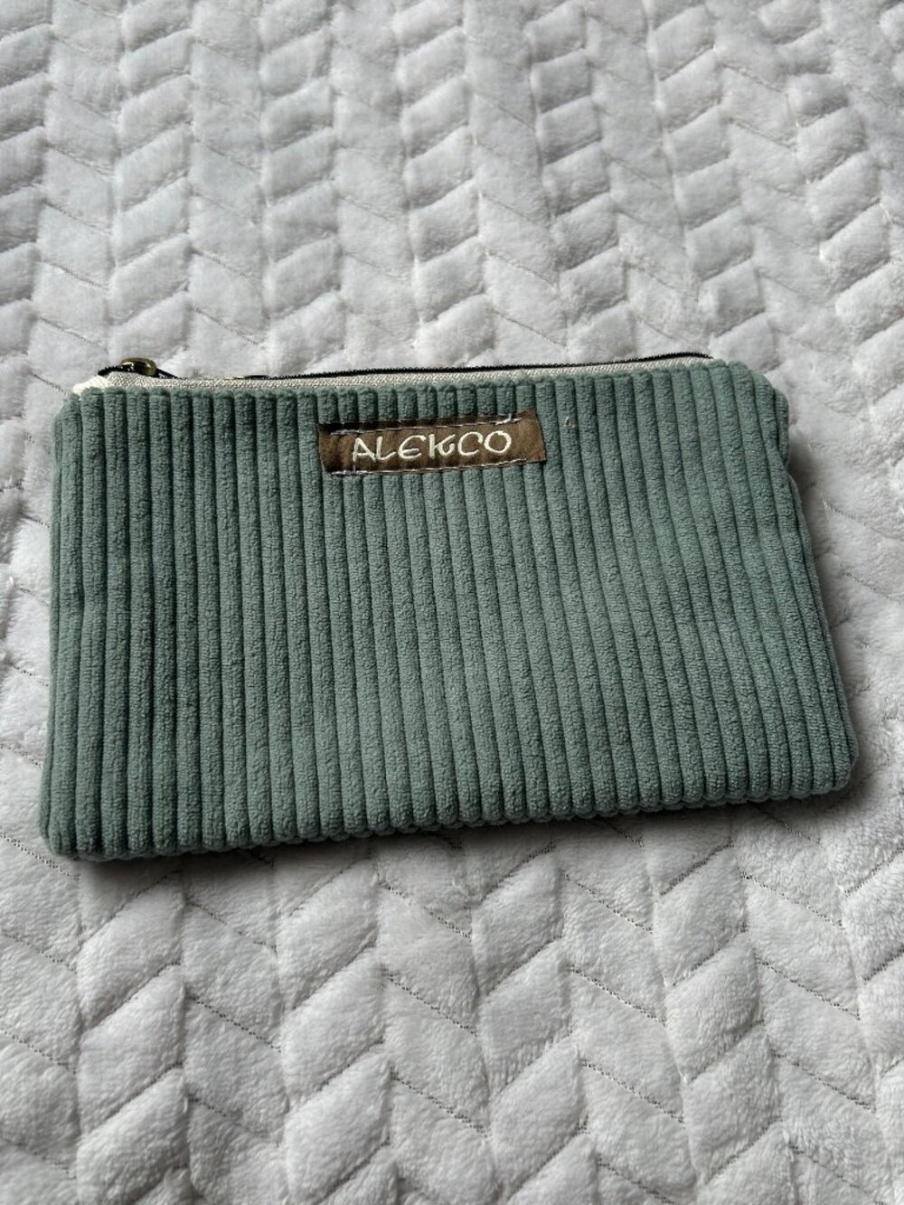 Pochette cotele Bleu pale /Alekco